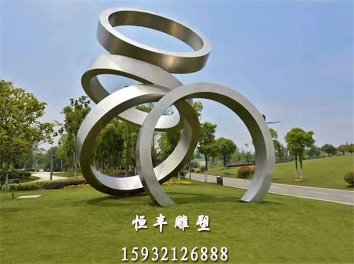 不锈钢抽象雕塑 
