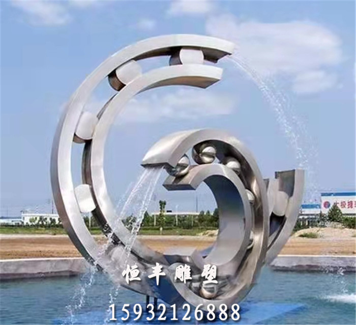 不锈钢广场雕塑 