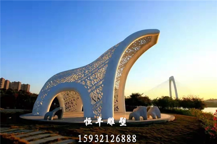 不锈钢广场雕塑 