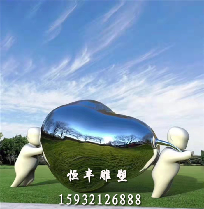 不锈钢广场雕塑 