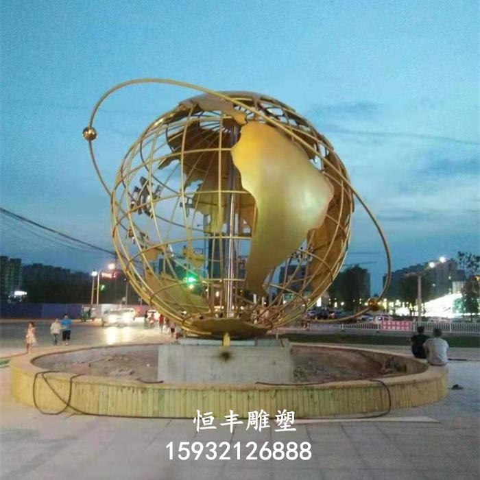 不锈钢广场雕塑 