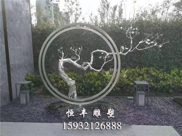 不锈钢景观雕塑 