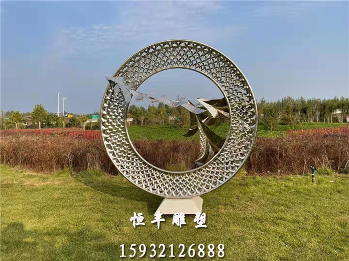 不锈钢景观雕塑 