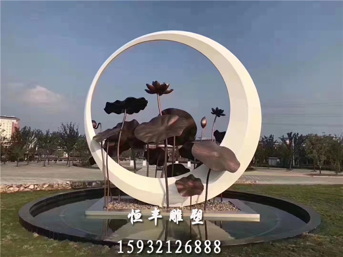 不锈钢景观雕塑 