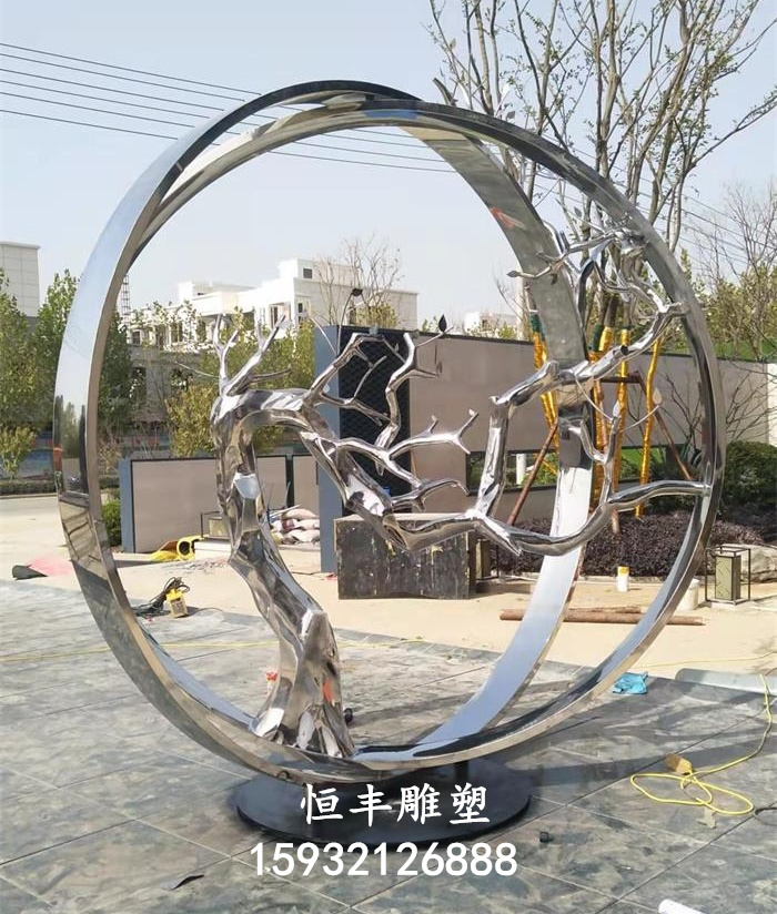 不锈钢景观雕塑 