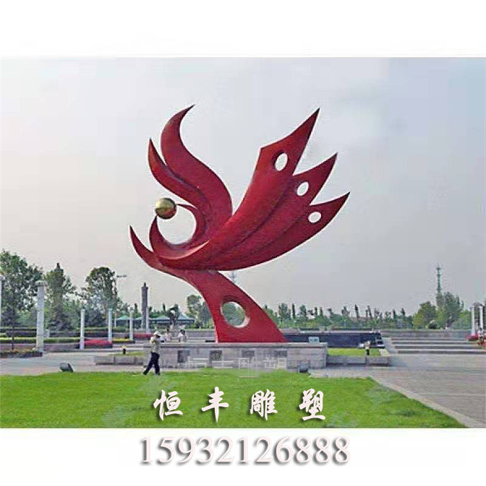 不锈钢校园雕塑展示